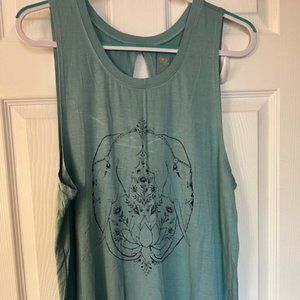 Gaiam Women's Flowy Yoga Keyhole Tank Top